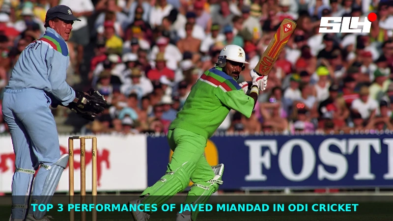 Top 3 Performances of Javed Miandad in ODI Cricket