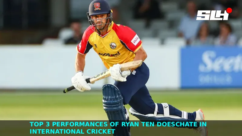 Top 3 performances of Ryan ten Doeschate in international cricket