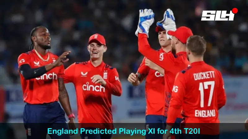 England Predicted Playing XI for 4th T20I