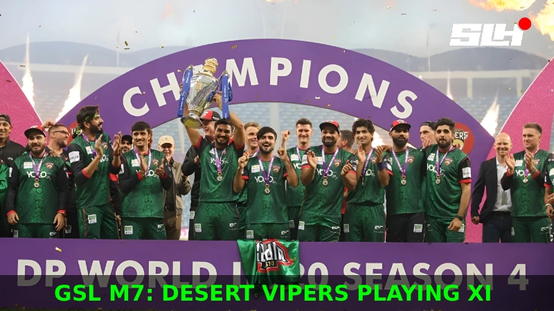 GSL M7: Desert Vipers Playing XI