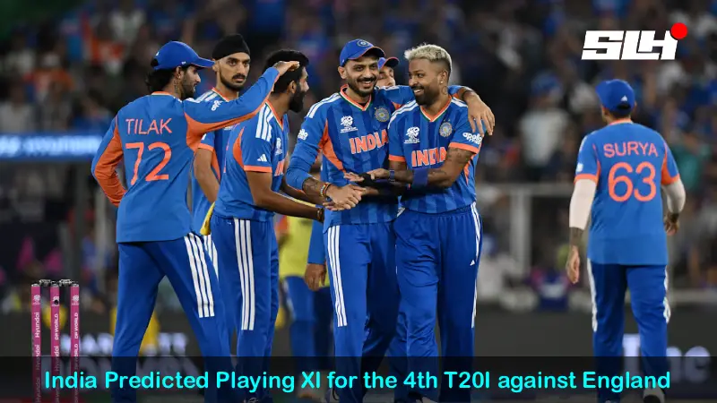 India Predicted Playing XI for the 4th T20I against England