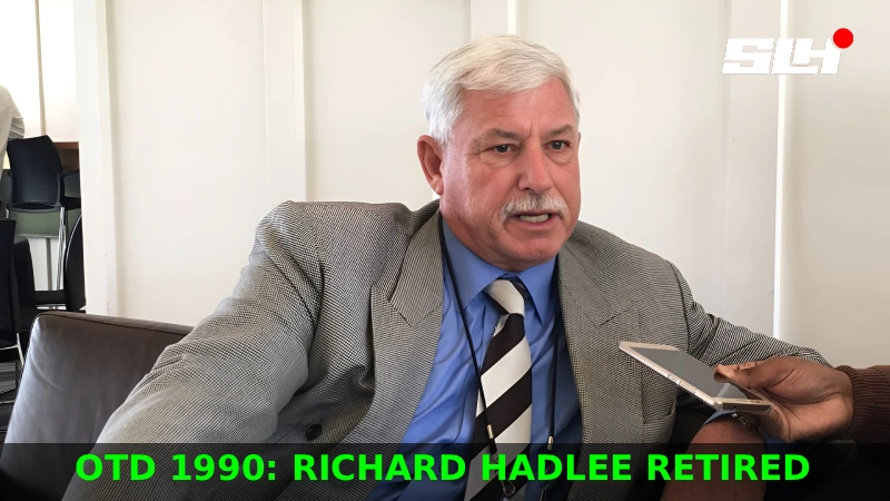 OTD 1990: Richard Hadlee retired