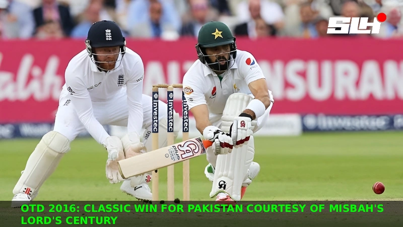 OTD 2016: Classic win for Pakistan courtesy of Misbah’s Lord’s century