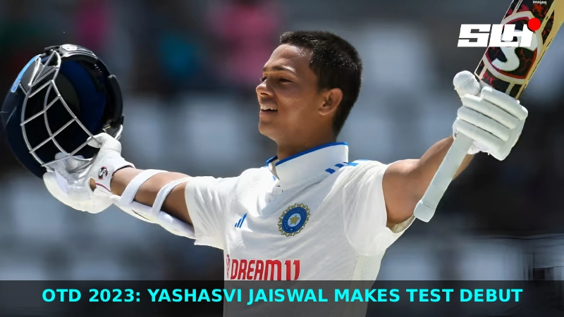 OTD 2023: Yashasvi Jaiswal makes Test debut