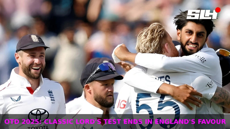 OTD 2025: Classic Lord’s Test ends in England’s favour