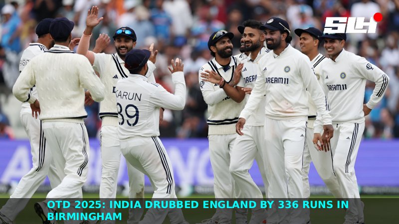 OTD 2025: India drubbed England by 336 runs in Birmingham