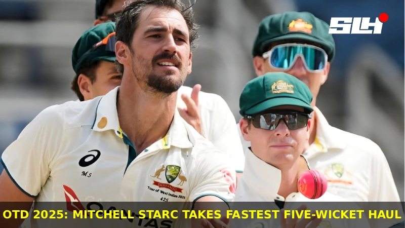 OTD 2025: Mitchell Starc takes fastest five-wicket haul