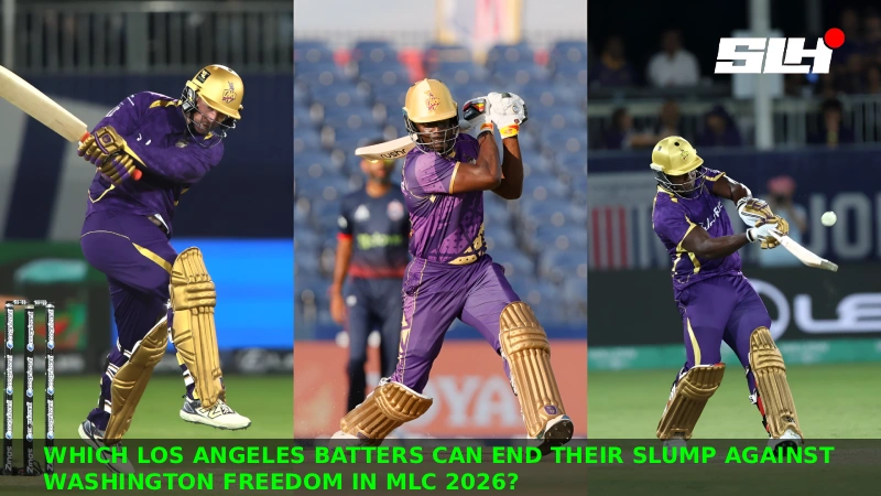 Which Los Angeles Batters Can End Their Slump Against Washington Freedom in MLC 2026?