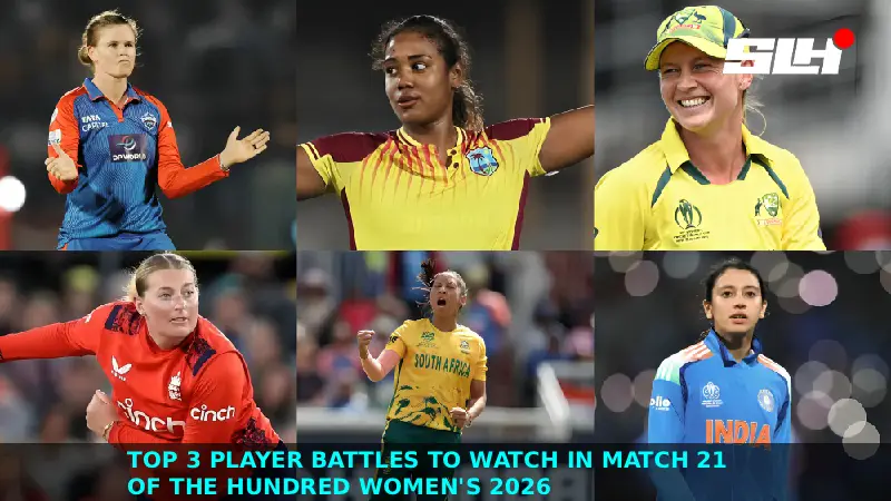Top 3 Player Battles to Watch in Match 21 of The Hundred Women’s 2026
