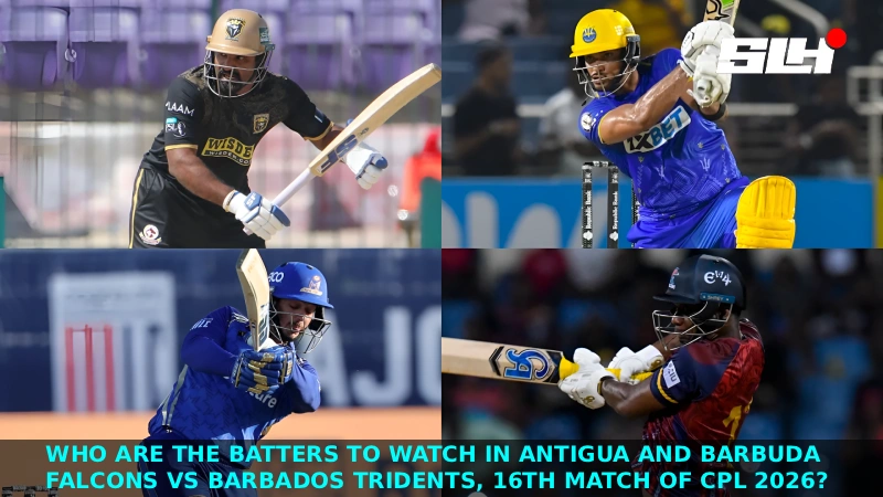 Who Are the Batters to Watch in Antigua and Barbuda Falcons vs Barbados Tridents, 16th Match of CPL 2026?