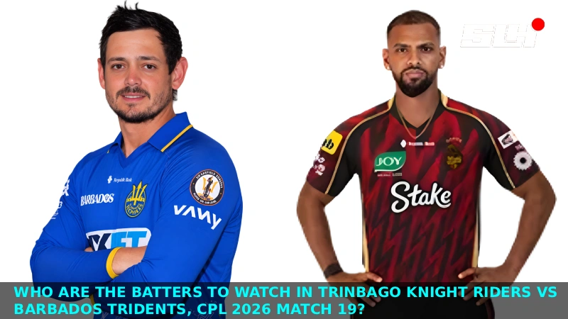 Who Are The Batters To Watch In Trinbago Knight Riders vs Barbados Tridents, CPL 2026 Match 19?