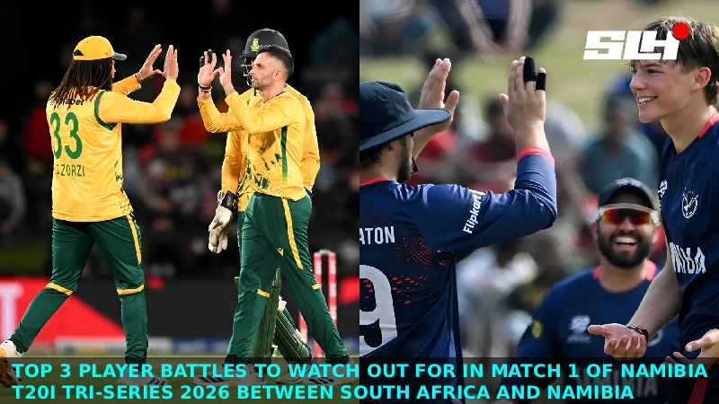 Top 3 Player Battles to Watch Out for in Match 1 of Namibia T20I Tri-Series 2026 between South Africa and Namibia