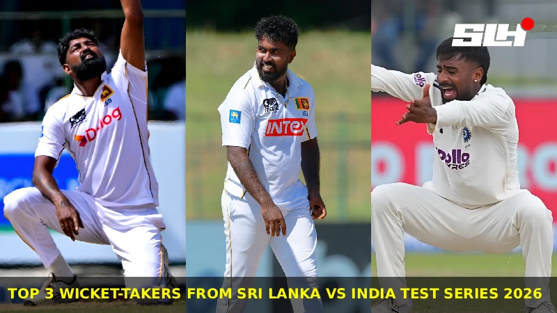 Top 3 Wicket-Takers from Sri Lanka vs India Test Series 2026