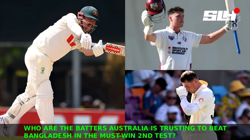 Australia vs Bangladesh 2026: Who Are The Batters Australia Is Trusting To Beat Bangladesh In The Must-Win 2nd Test?