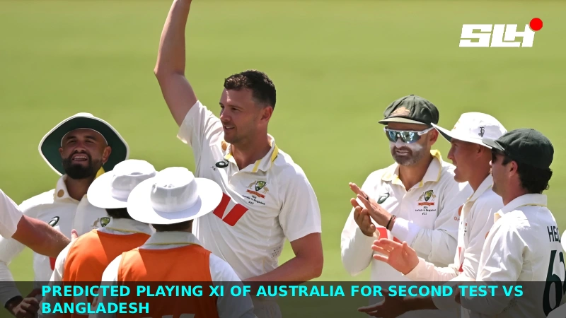 Predicted Australia Playing XI  for Second Test vs Bangladesh