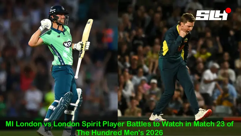 MI London vs London Spirit Player Battles to Watch in Match 23 of The Hundred Men’s 2026