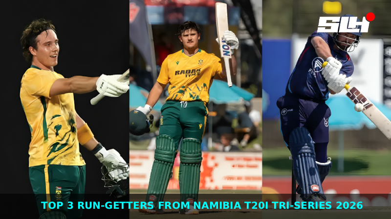 Top 3 run-getters from Namibia T20I Tri-Series 2026