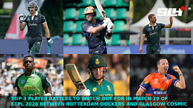 Top 3 Player Battles to Watch Out for in Match 19 of ETPL 2026 between Rotterdam Dockers and Glasgow Cosmic