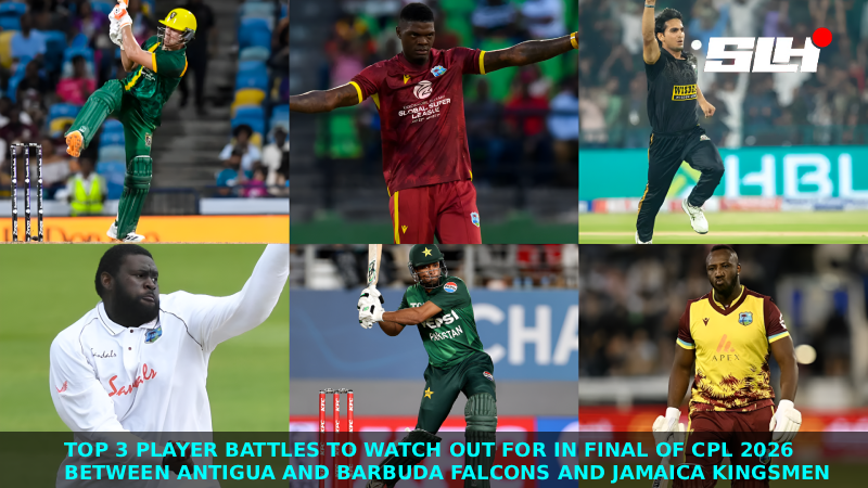 Top 3 player battles to watch out for in Final of CPL 2026 between Antigua and Barbuda Falcons and Jamaica Kingsmen