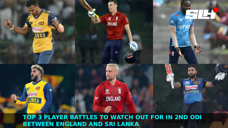 Top 3 player battles to watch out for in 2nd ODI between England and Sri Lanka