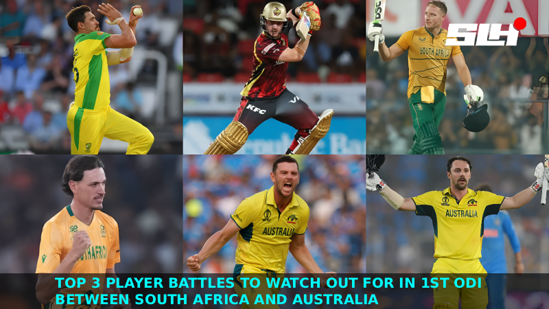 Top 3 player battles to watch out for in 1st ODI between South Africa and Australia