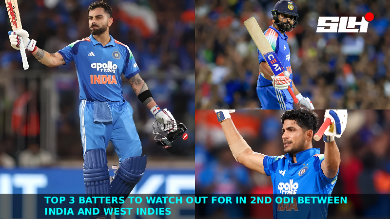 Top 3 batters to watch out for in 2nd ODI between India and West Indies