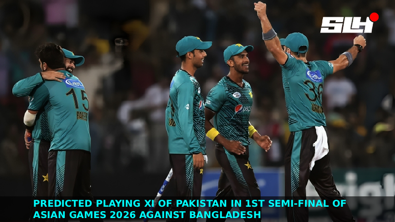 Predicted Playing XI of Pakistan in 1st Semi-final of Asian Games 2026 against Bangladesh