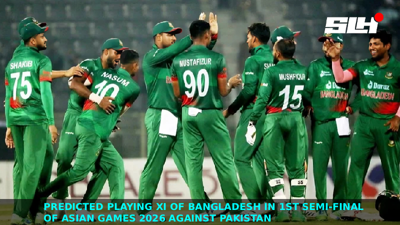Predicted Playing XI of Bangladesh in 1st semi-final of Asian Games 2026 against Pakistan