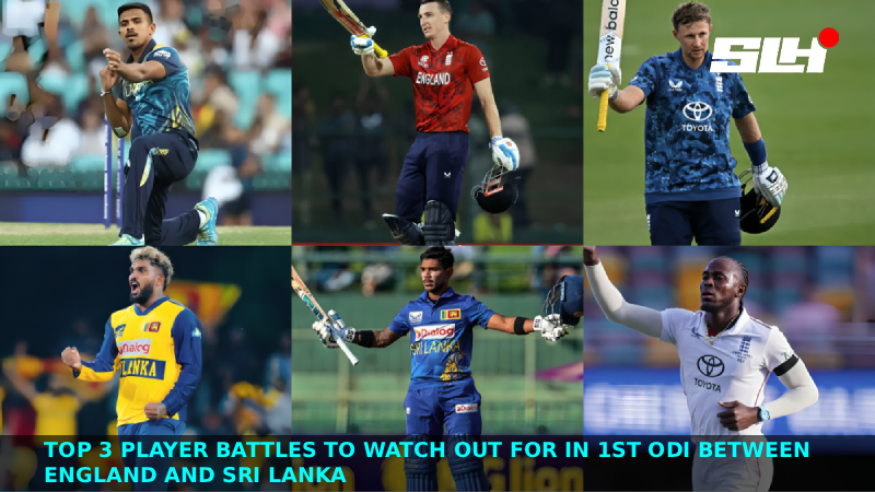 Top 3 Player Battles to Watch Out for in 1st ODI between England and Sri Lanka