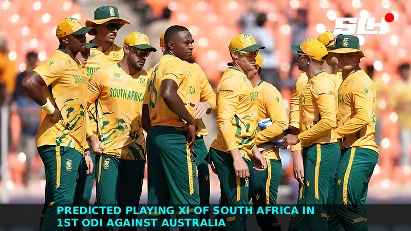 Predicted Playing XI of South Africa in 1st ODI against Australia