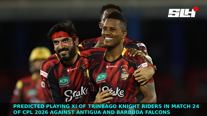 Predicted Playing XI of Trinbago Knight Riders in Match 24 of CPL 2026 against Antigua and Barbuda Falcons