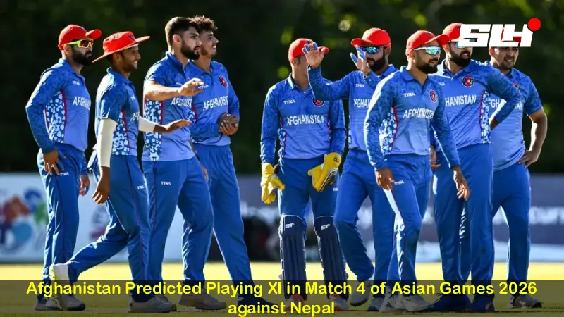 Afghanistan Predicted Playing XI in Match 4 of Asian Games 2026 against Nepal