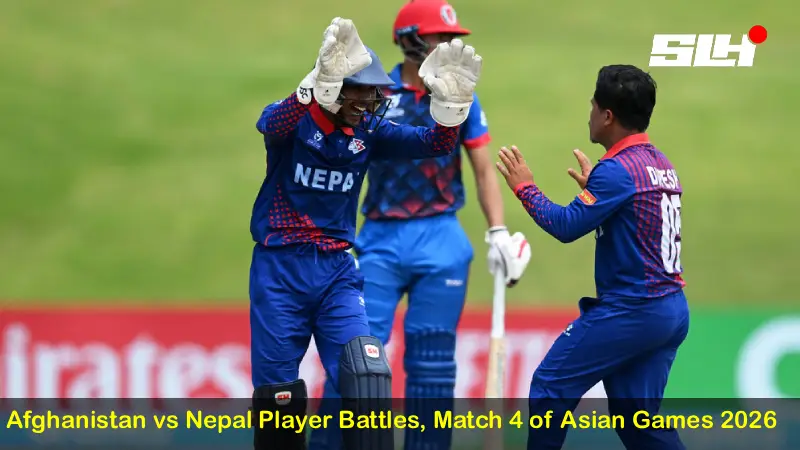 Afghanistan vs Nepal Player Battles, Match 4 of Asian Games 2026