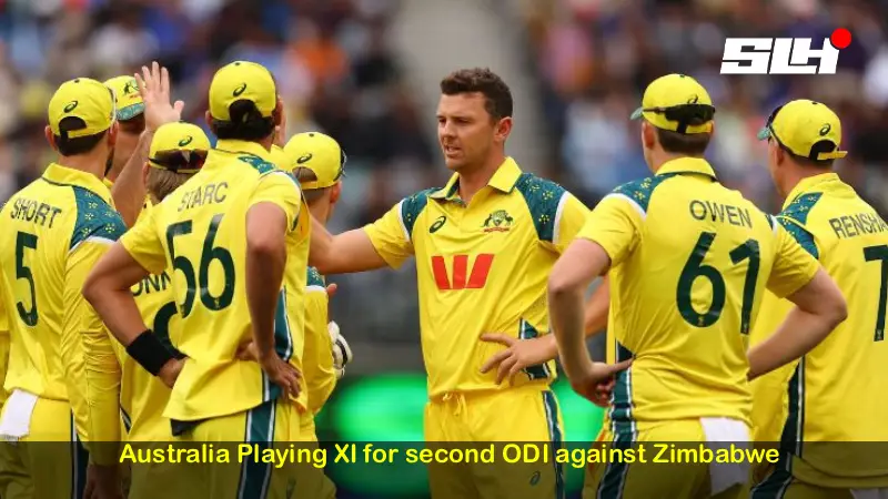 Australia Playing XI for second ODI against Zimbabwe