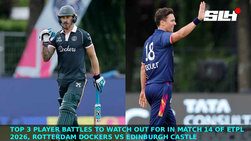 Top 3 player battles to watch out for in Match 14 of ETPL 2026, Rotterdam Dockers vs Edinburgh Castle Rockers