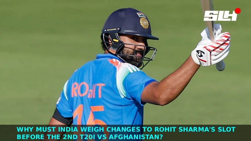 Why Must India Weigh Changes to Rohit Sharma’s Slot Before the 2nd T20I vs Afghanistan?
