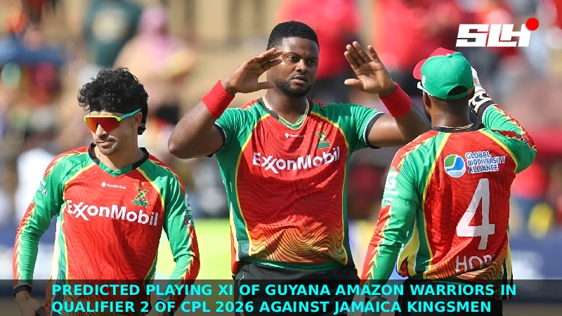 Predicted Playing XI of Guyana Amazon Warriors in Qualifier 2 of CPL 2026 against Jamaica Kingsmen
