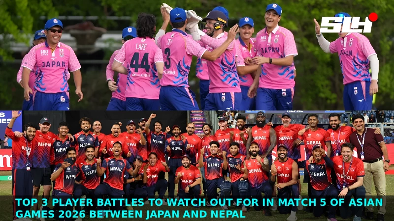 Top 3 Player Battles to Watch Out for in Match 5 of Asian Games 2026 between Japan and Nepal