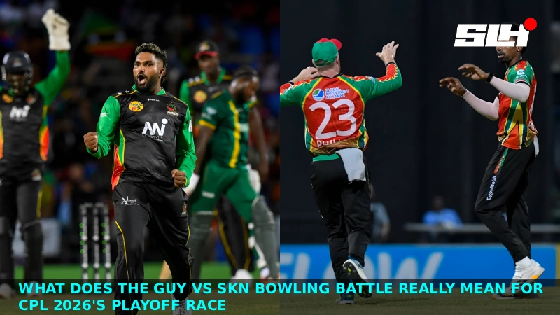 What Does the GUY vs SKN Bowling Battle Really Mean for CPL 2026’s Playoff Race