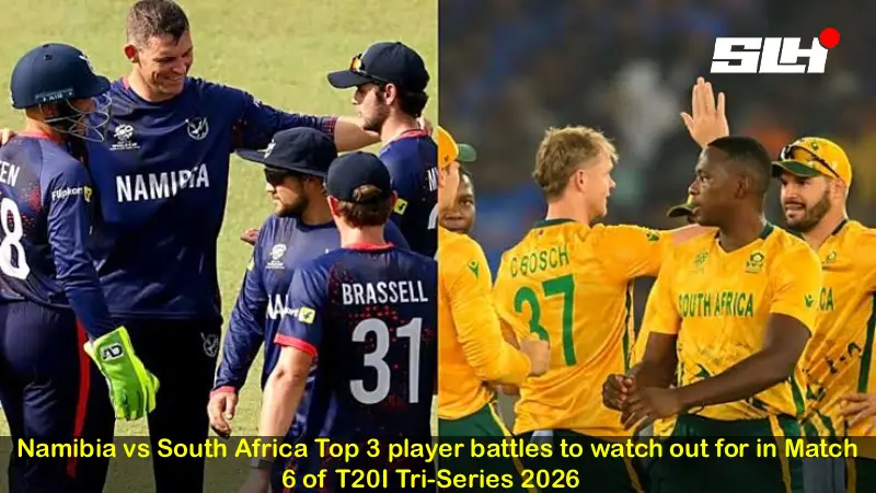 Namibia vs South Africa Top 3 player battles to watch out for in Match 6 of T20I Tri-Series 2026  