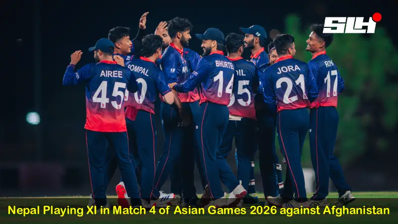 Nepal Playing XI in Match 4 of Asian Games 2026 against Afghanistan
