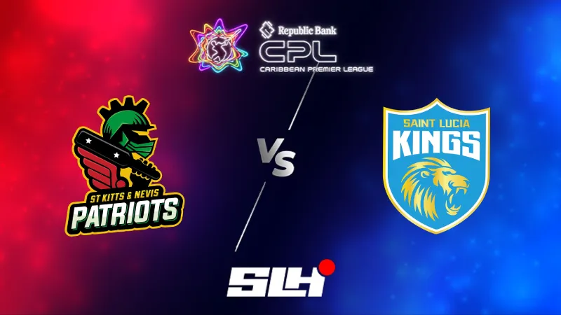 St Kitts and Nevis Patriots vs St Lucia Kings Prediction Today | CPL 2026 | 25th Match | Sept 03 – Who will win today’s CPL match between STKNP vs SLK?