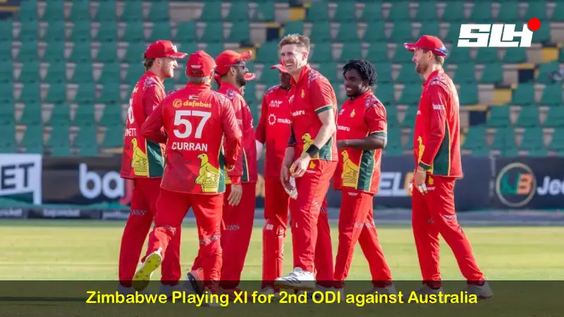 Zimbabwe Playing XI for 2nd ODI against Australia