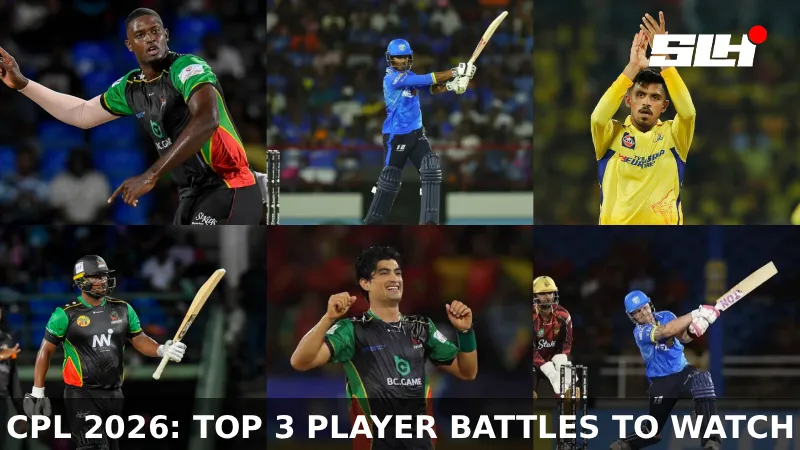 Top 3 player battles to watch out for in Match 25 of CPL 2026 between Saint Lucia Kings and St Kitts and Nevis Patriots