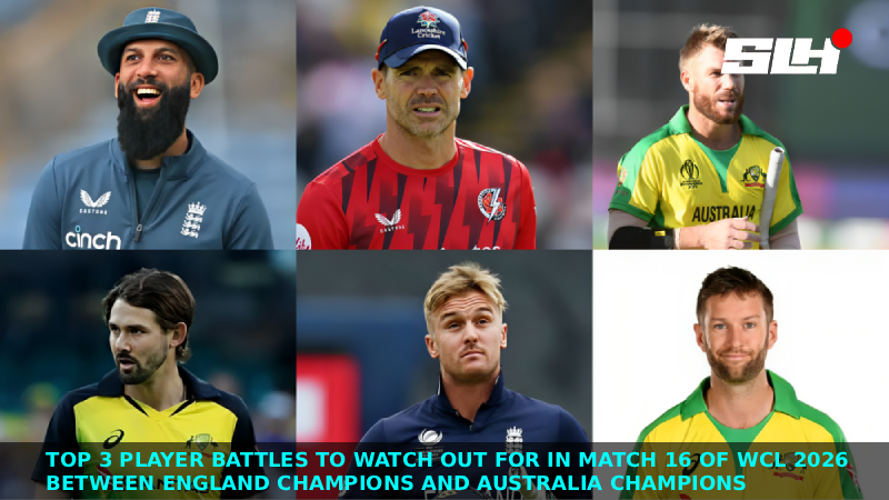 Top 3 Player Battles to Watch Out for in Match 16 of WCL 2026 Between England Champions and Australia Champions