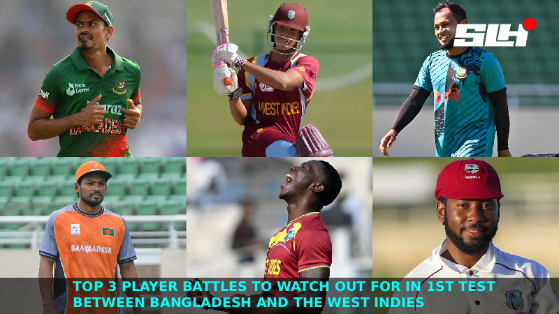 Top 3 Player Battles to Watch Out for in 1st Test Between Bangladesh and the West Indies