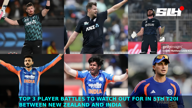 Top 3 Player Battles to Watch Out for in 5th T20I Between New Zealand and India