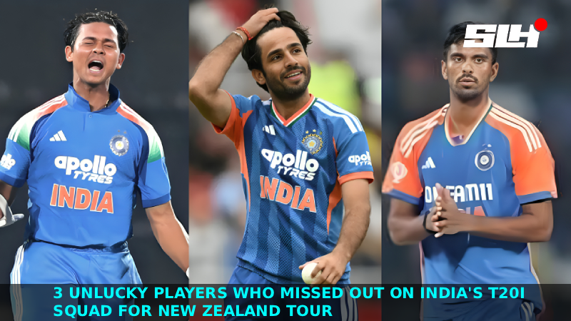 3 unlucky players who missed out on India’s T20I squad for New Zealand tour
