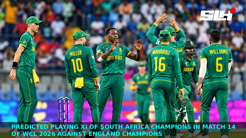 Predicted Playing XI of South Africa Champions in Match 14 of WCL 2026 against England Champions