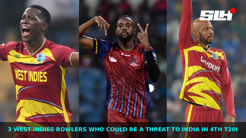 3 West Indies Bowlers Who Could Be a Threat to India in 4th T20I